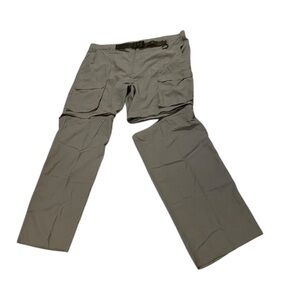 Mens 2X Boy Scout Uniform Pants Adult Switchbacks Zip Off Shorts 2XL